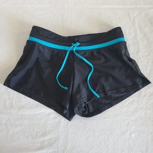 Side Split Waistband Swim Shorts with Panty Liner